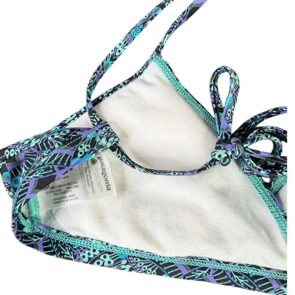 Patagonia Kupala Printed Triangle Bikini Top Bottom - Picture 3 of 10